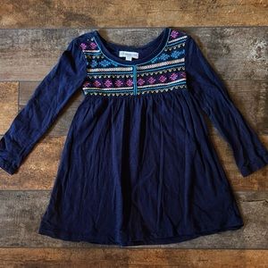 Tucker and Tate Toddlers Navy Blue Top with Embroidery